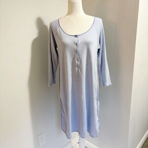 Striped Blue Nightgown